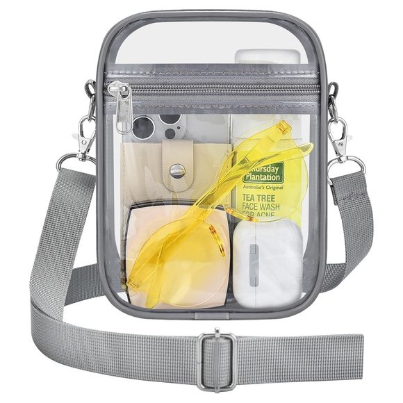 Clear Bag Stadium Events, Small Clear Purse Mini Clear Stadium :O - Picture 1 of 7